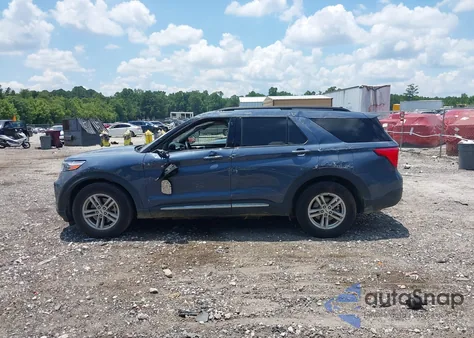 2021 Ford Explorer Xlt из США, поврежденный, VIN 1FMSK7DH1MGA67582